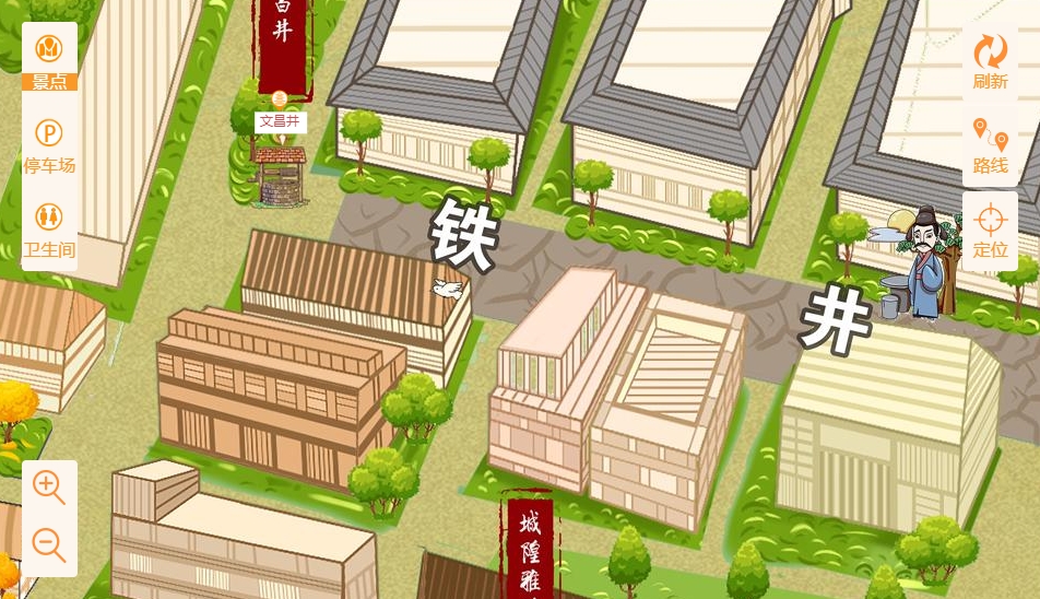 广灵智慧景区：手绘地图与语音导览的完美融合